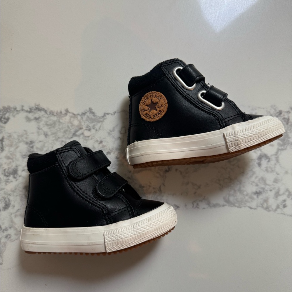 Black Converse toddler High-Top Sneaker